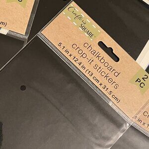 Chalkboard Sheet Stickers 0 6 Packs Crop It Arts & Crafts Scrapbooking (NEW)